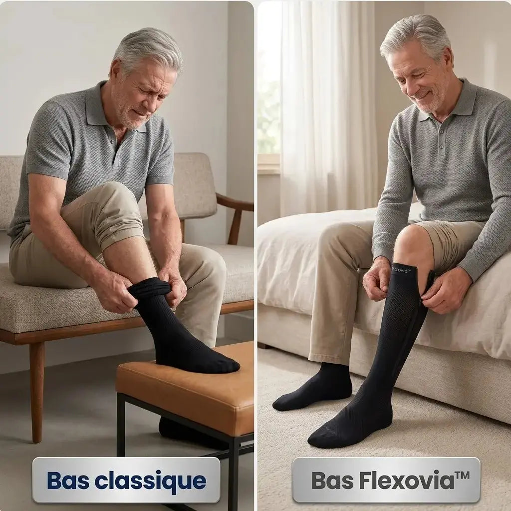 Bas de contention Zippés
